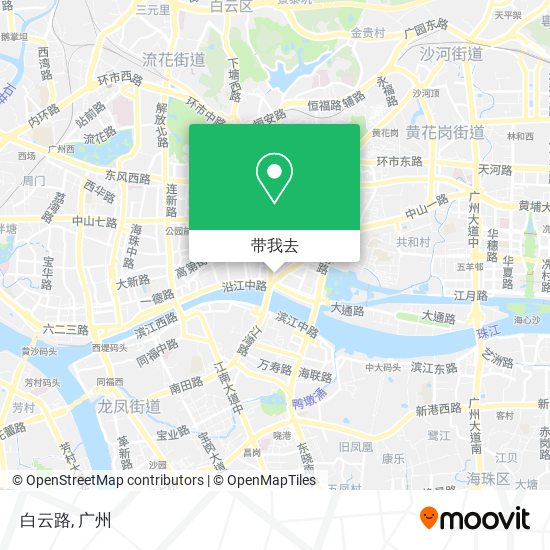 白云路地图