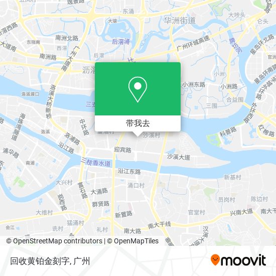回收黄铂金刻字地图