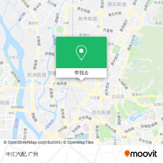中汇汽配地图