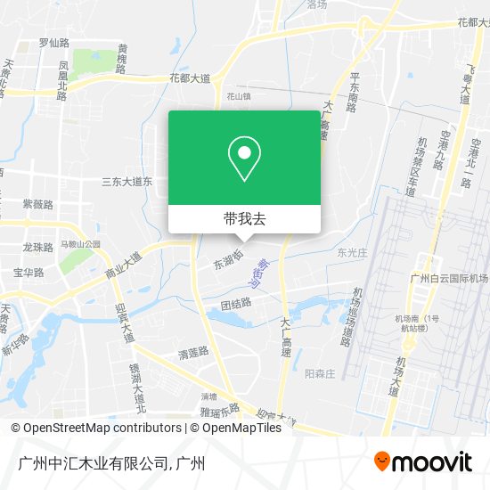广州中汇木业有限公司地图