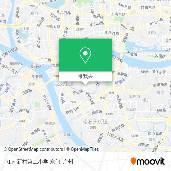 江南新村第二小学-东门地图
