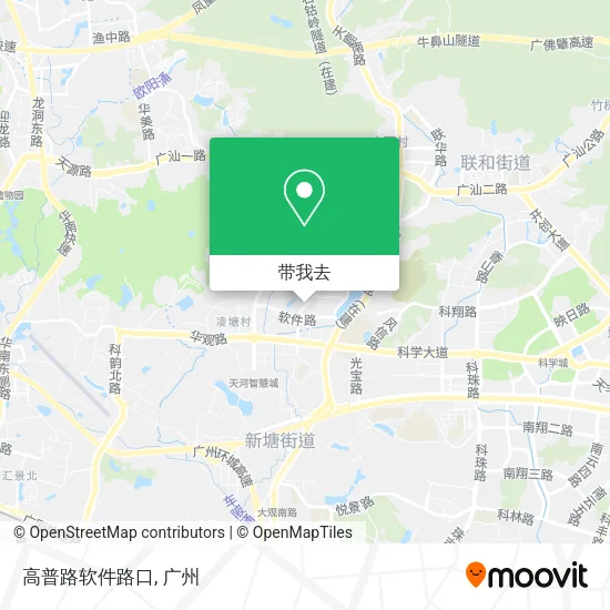 高普路软件路口地图