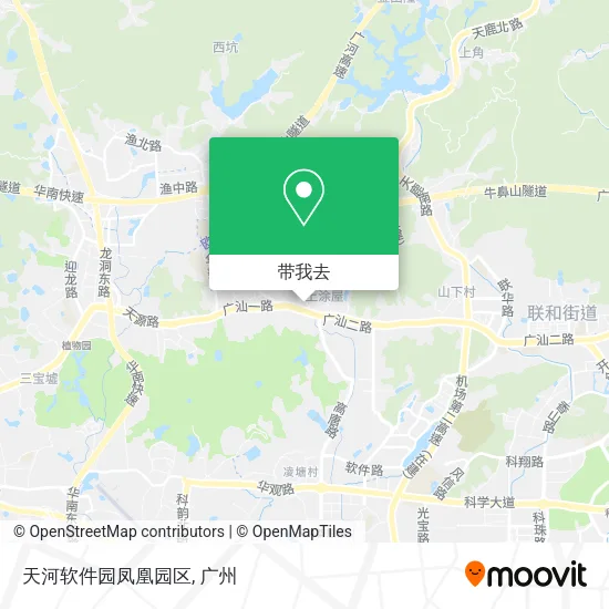 天河软件园凤凰园区地图