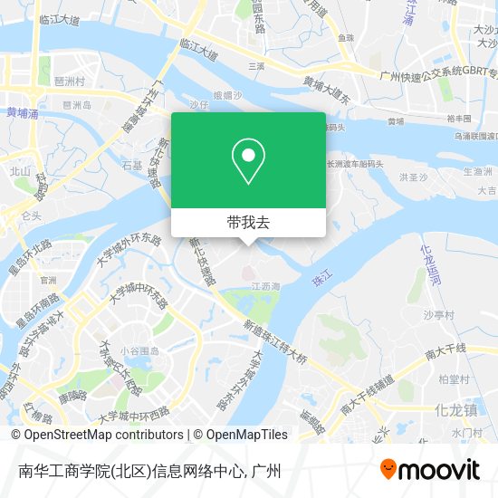 南华工商学院(北区)信息网络中心地图