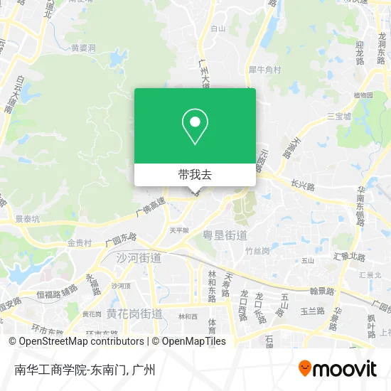 南华工商学院-东南门地图