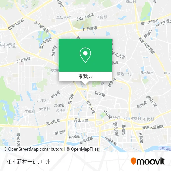 江南新村一街地图