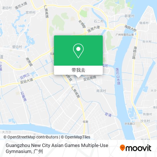 Guangzhou New City Asian Games Multiple-Use Gymnasium地图