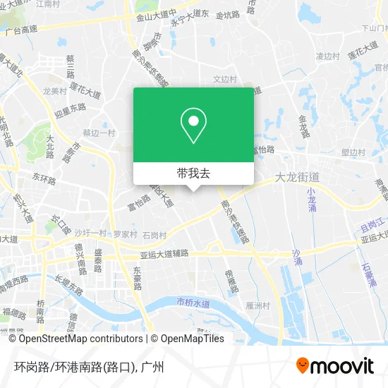 环岗路/环港南路(路口)地图