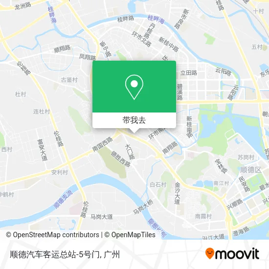 顺德汽车客运总站-5号门地图