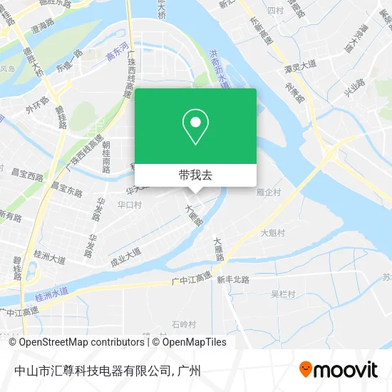 中山市汇尊科技电器有限公司地图