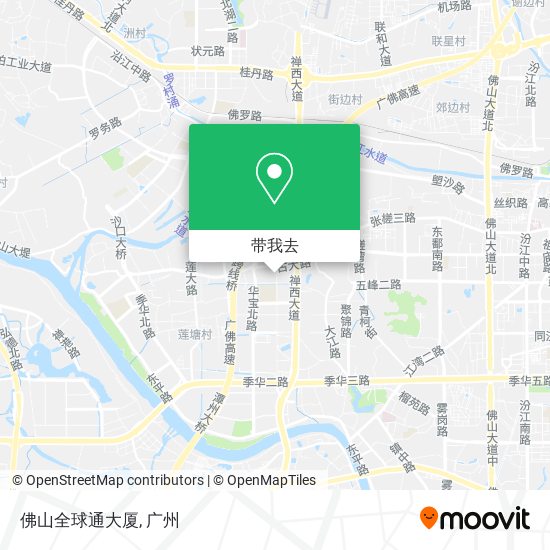 佛山全球通大厦地图