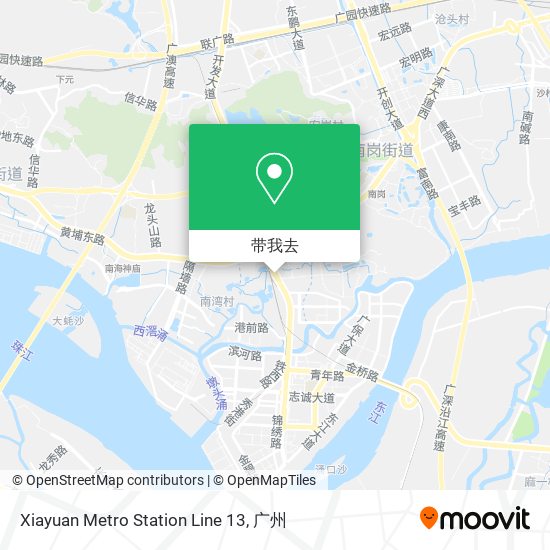 Xiayuan Metro Station Line 13地图