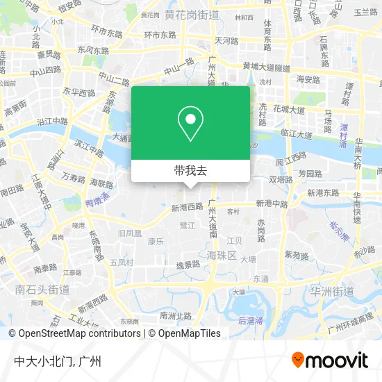 中大小北门地图