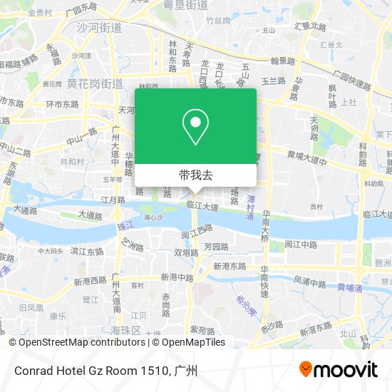 Conrad Hotel Gz Room 1510地图