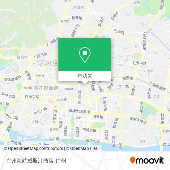 广州海航威斯汀酒店地图