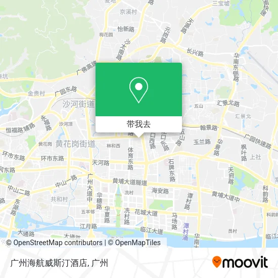 广州海航威斯汀酒店地图