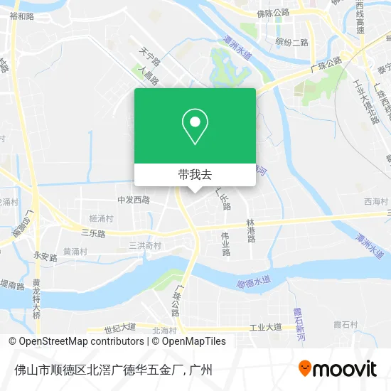 佛山市顺德区北滘广德华五金厂地图