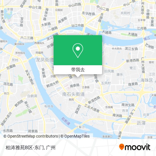 柏涛雅苑B区-东门地图