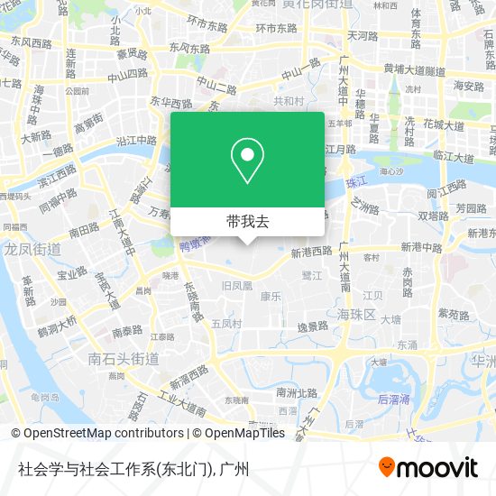 社会学与社会工作系(东北门)地图