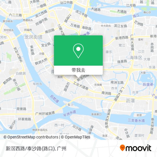 新滘西路/泰沙路(路口)地图