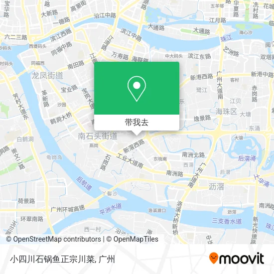 小四川石锅鱼正宗川菜地图