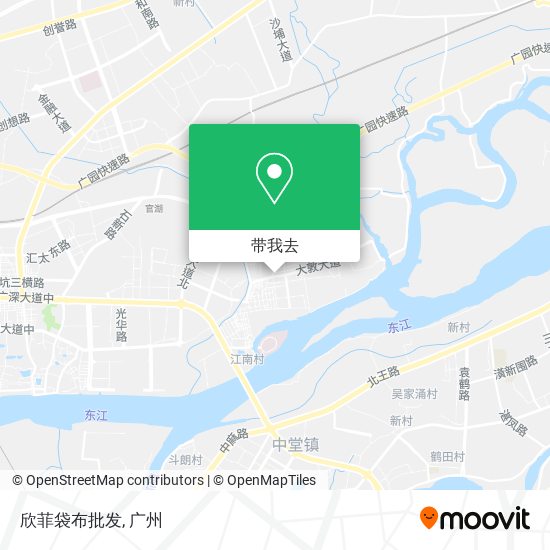 欣菲袋布批发地图