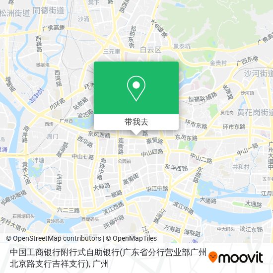 中国工商银行附行式自助银行(广东省分行营业部广州北京路支行吉祥支行)地图