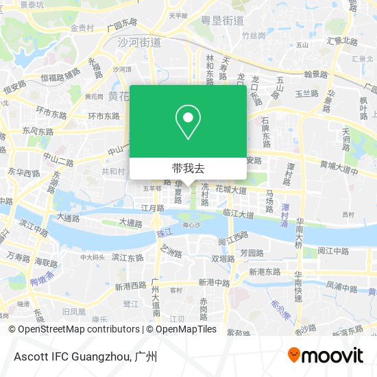 Ascott IFC Guangzhou地图