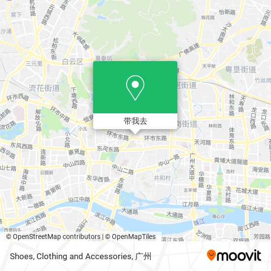 Shoes, Clothing and Accessories地图