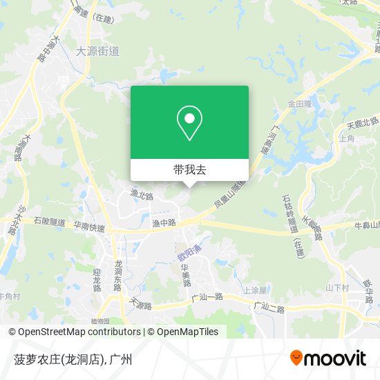 菠萝农庄(龙洞店)地图