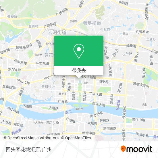 回头客花城汇店地图