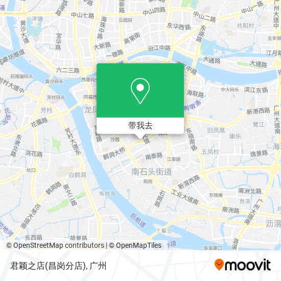君颖之店(昌岗分店)地图