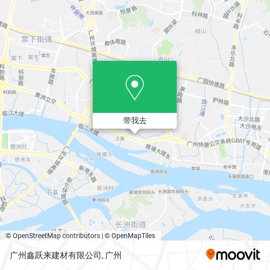 广州鑫跃来建材有限公司地图