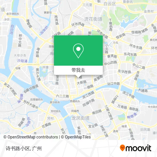 诗书路小区地图