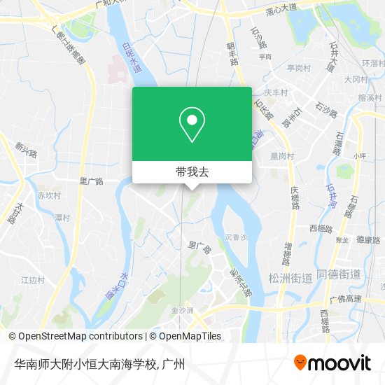 华南师大附小恒大南海学校地图