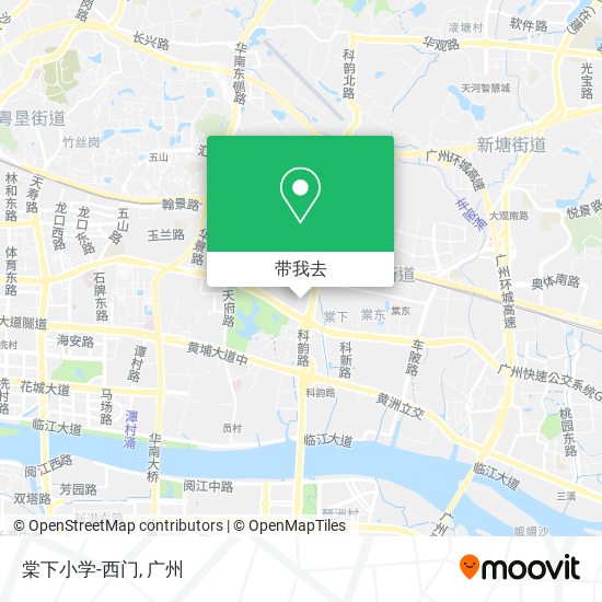 棠下小学-西门地图
