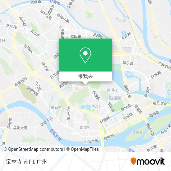 宝林寺-南门地图