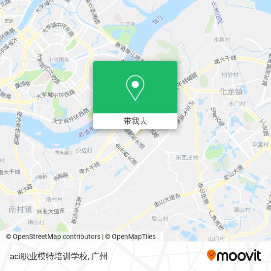 aci职业模特培训学校地图
