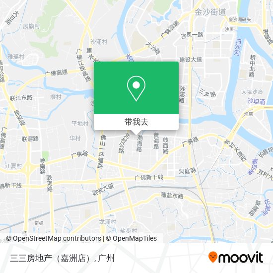 三三房地产（嘉洲店）地图