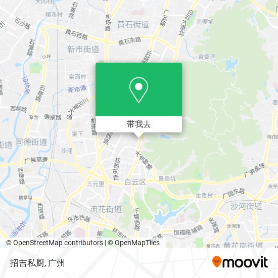 招吉私厨地图