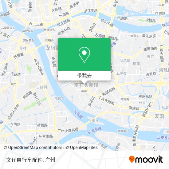 文仔自行车配件地图