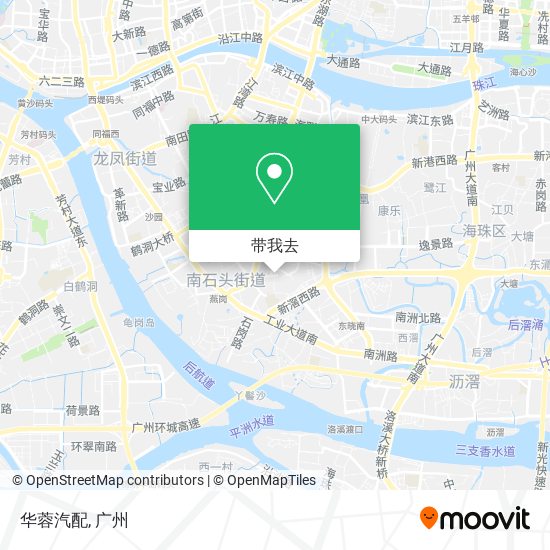 华蓉汽配地图