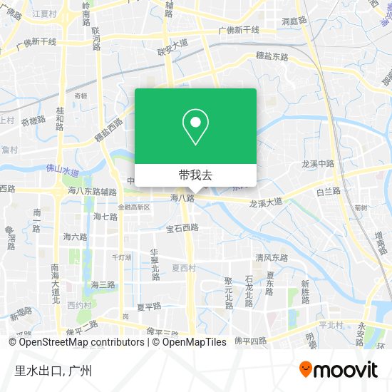 里水出口地图