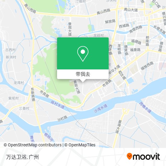 万达卫浴地图