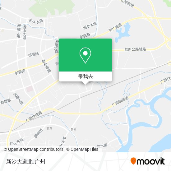 新沙大道北地图