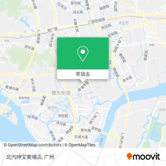 北汽绅宝黄埔店地图