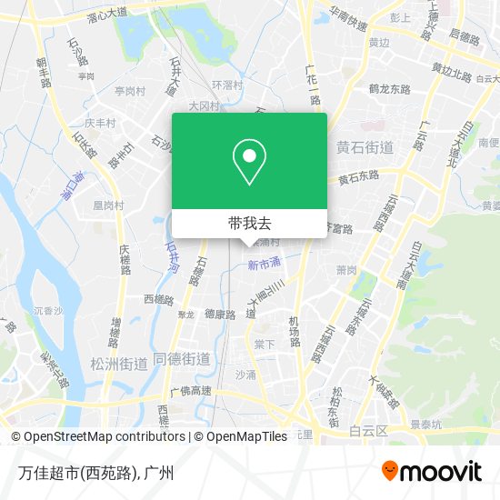 万佳超市(西苑路)地图