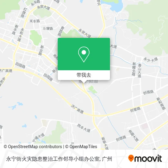 永宁街火灾隐患整治工作邻导小组办公室地图