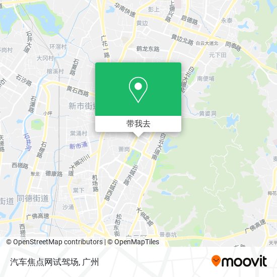 汽车焦点网试驾场地图