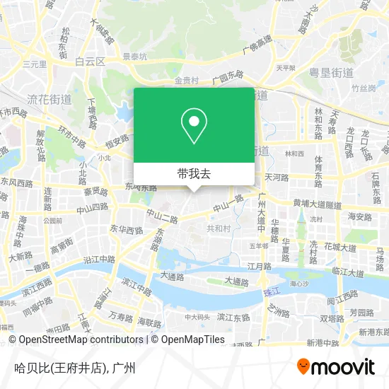 哈贝比(王府井店)地图